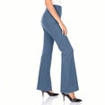 thumbnail image 4 of HongQid Women's Bootcut Yoga Pants Basic/Back Pockets High Waist Fitness Tummy Control Flare, 4 of 9