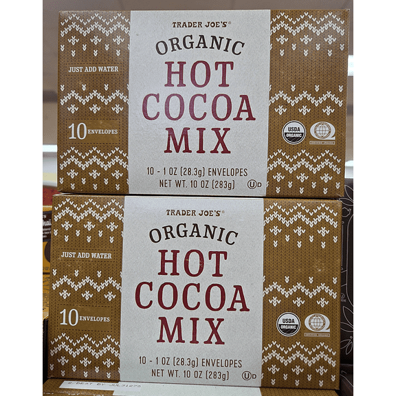 Trader Joe’s Organic Hot Cocoa Mix 10oz 283g (2 Boxes)