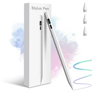 Stylus Pen for iPad (2018-2024) – 3X Faster Charging, 11H Battery Life, Palm Rejection & Tilt Sensitivity, Compatible with iPad Pro 11"/12.9"/13", iPad Air, iPad 6-10
