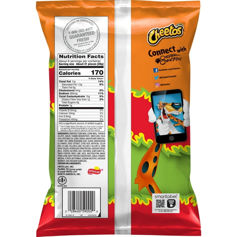 Cheetos Flamin Hot Limon 2.75 Oz – Carnival Candies & Ice Cream Inc.