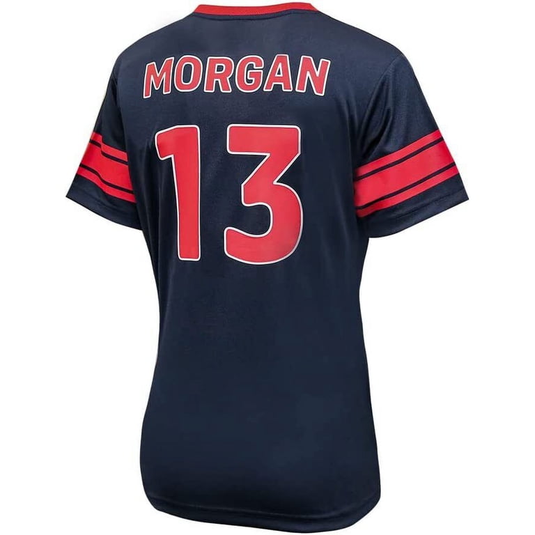 Icon Sports USWNT Women's Game Day Shirt - Official Licensed 4-Star Soccer Tee, V-Neck, Short Sleeve