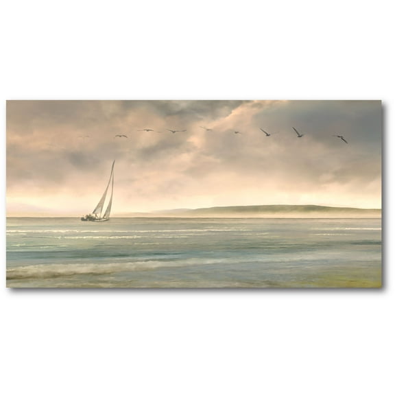 Courtside Market Setting Sail Gallery-Wrapped Canvas Wall Art, 12x24