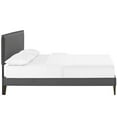 thumbnail image 4 of Modway Camille Queen Fabric Platform Bed with Squared Tapered Legs in Gray, 4 of 5