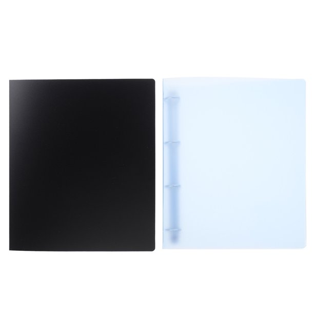 2Pcs Blinder File Folder A4 File Folder Plastic Paper Folder Looseleaf