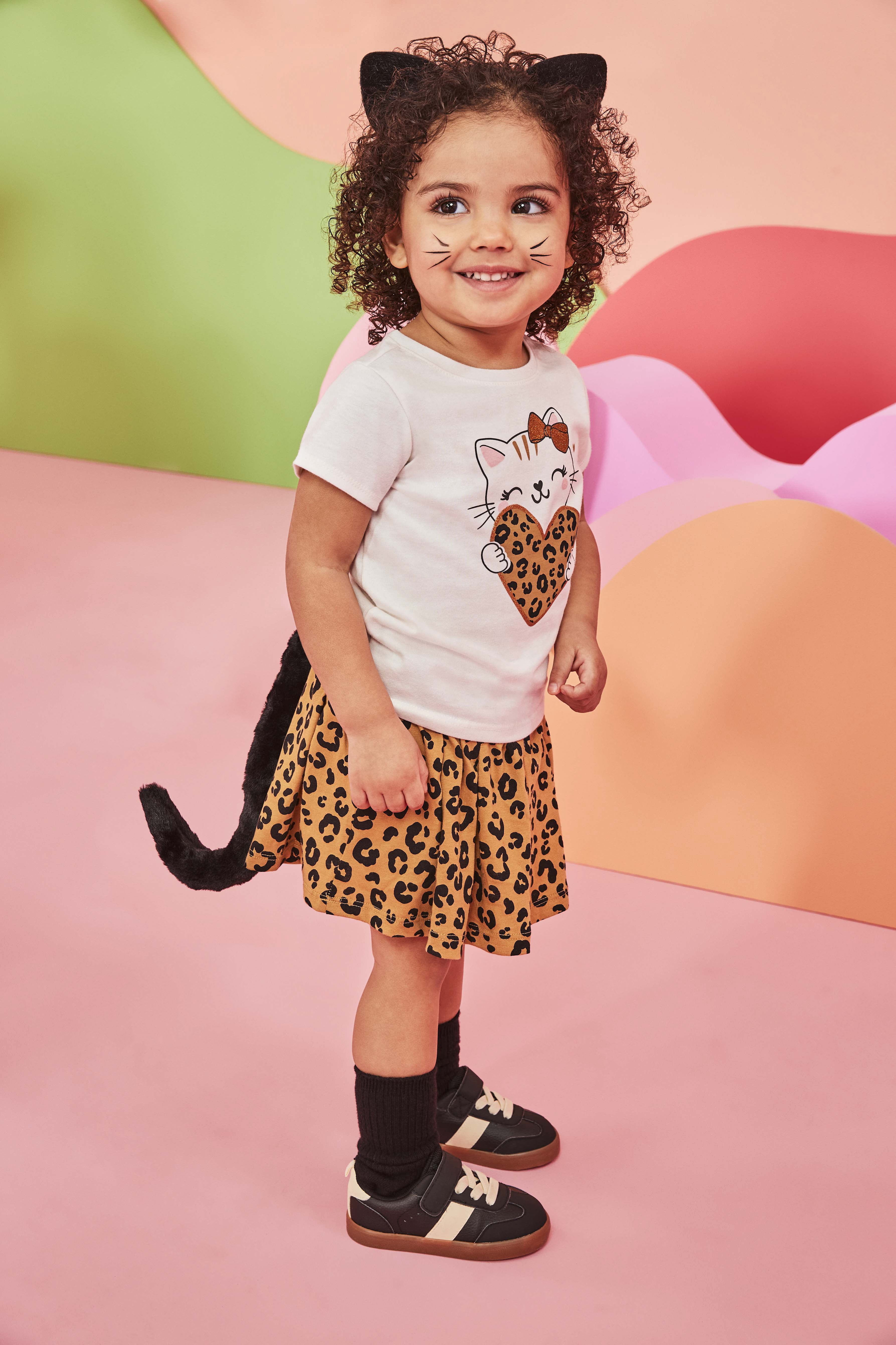 Garanimals Toddler Girl Printed Pleated Scooter Skirt, Sizes 18M-5T