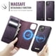 thumbnail image 3 of CaseMe Funda para Billetera for iPhone 14 Plus Compatible con Magsafe, 2 en 1 de Piel Sintética [Bloqueo RFID] Soporte para Tarjeta Abatible Cubierta Magnética Desmontable a Prueba de Golpes, 3 of 10