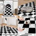 thumbnail image 4 of Washable Checke Rug x, Non-Slip Low Pile Area Rug for Living Room, Bedroom, Nursery, Modern Neutral Farmhouse Checkerboard Carpet, Pet & Kid Friendly, 4 of 9