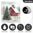 thumbnail image 3 of Ryvnso Christmas Farm Winter Landscape Dishwasher Magnetic Refrigerator Magnet Cover Kitchen Home Decorative 23"x26", 3 of 6