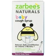 6 Pack Zarbee's Naturals Baby Grape Cough Syrup - 2.0 oz Each