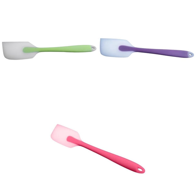 3 Piezas de Silicona Pastel Crema Mezcdor Cocina Herramientas para Hornear Sunnimix Resistencia al calor de silicona espátulas
