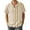 AC03-Khaki, variant on Inglocry Men's Cuban Guayabera Shirt Short Sleeve Button Down Shirts Casual Summer Beach Striped Linen Shirts Green XL