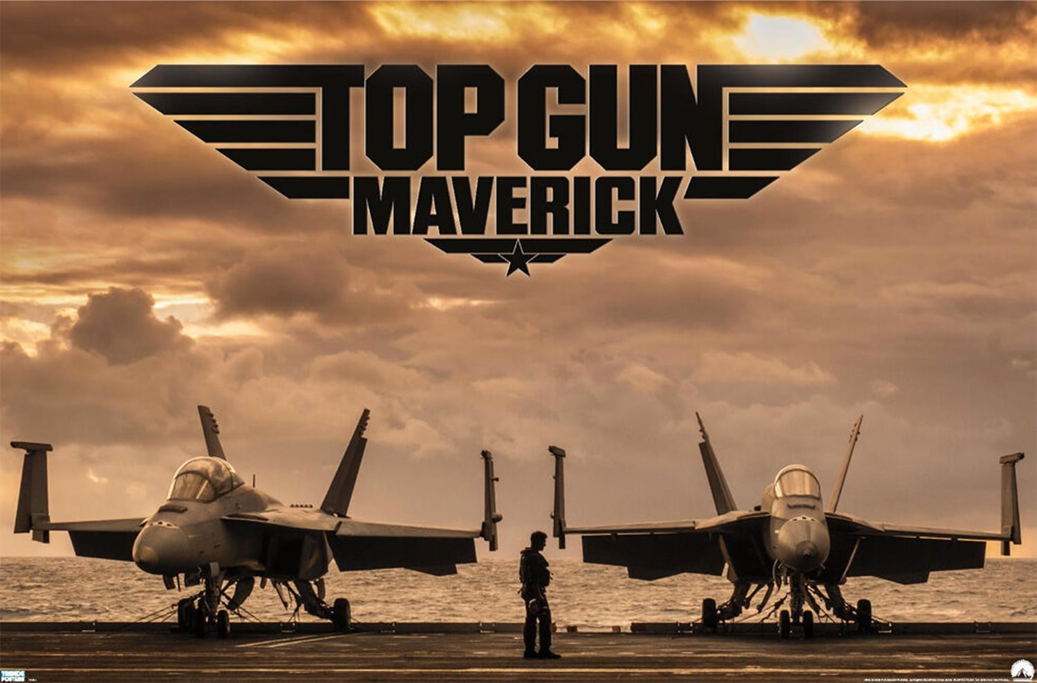 Top Gun Maverick Deck Movie Poster 34" x 22.375"