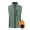 New-Green, variant on PNTUTB Fall Winter Men's Vest Jacket Full Zip Stand Collar Sleeveless Coat Solid Color Casual Comfort Warm Daily Outerwear with Zip Pockets