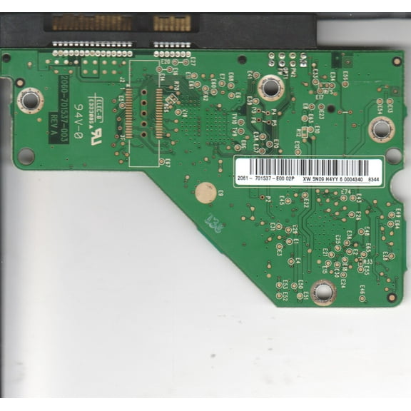 WD4000AAKS-00A7B0, 2061-701537-E00 02P, WD SATA 3.5 PCB