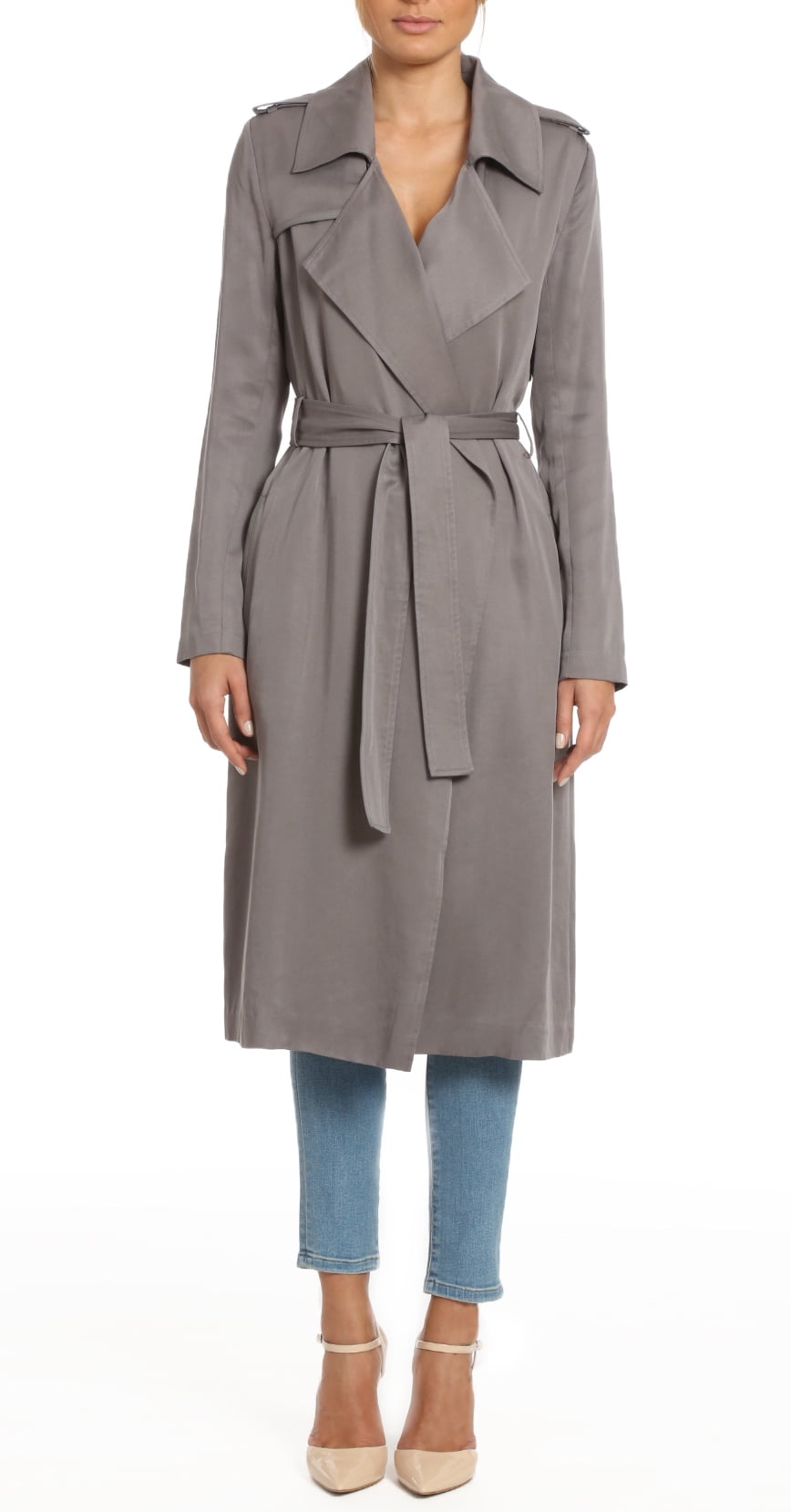 Badgley Mischka Angelina Tencel Trench 