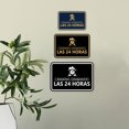 thumbnail image 3 of Signs ByLITA Classic Framed Cámaras Grabando las 24 horas Security Sign (Black Gold) - Large, 3 of 6