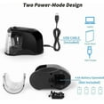 thumbnail image 3 of Electric Pencil Sharpener, Heavy Duty Steel Blade With Multiple Power Sources, Quick Sharpening, Non-Slip Design, Large Shavings Box, Automatic, 3 of 5