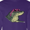 thumbnail image 4 of Inktastic Sunny Gator in Pink Sunglasses Long Sleeve T-Shirt, 4 of 5