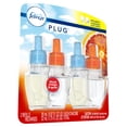 Febreze Plug Air Freshener Scented Oil Refill, Blood Orange & Spritz, 2