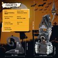 thumbnail image 4 of Haunted Village House Compatible with Lego, Halloween Christmas Haunted Building Blocks Set with Led Light, 2 Minifigures, Creative Festival Toy Kit Gifts for Kids or Movie Fans (766pcs), 4 of 5