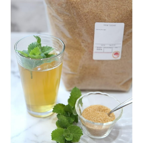 Kauffman Orchards Raw Cane Sugar, Bulk 5 Pound Bag