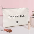 thumbnail image 2 of Bolsa de Maquillaje Bolsa de Aseo para Hermanas Regalo para Amigas, 2 of 6