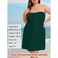 thumbnail image 6 of As Rose Rich Women's Strapless Dress Beach Cover up Tube Top Dresses, S, 6 of 9
