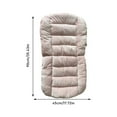 thumbnail image 3 of Soft Seating Cushion with Integrated Backrest Support for Home Use Polyester Fiber Fill Non- Cushion 90x45cm, 3 of 4