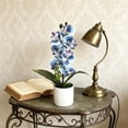 thumbnail image 6 of Lifelike Artificial Phalaenopsis Potted Plants 7 Heads Faux Orchid Flower Arrangement Home Wedding Party Indoor Desktop Decor Ornament, 6 of 7