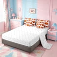 thumbnail image 3 of Erosebridal Basketball Print Bowknot 7-Piece Bedding Comforter Set,Kids Ball Sport Themed King Bedding Sets For Girls,Reversible, 3 of 7