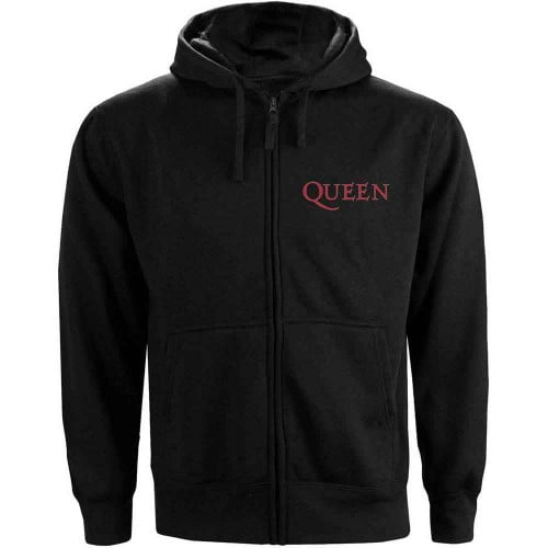 Queen Adult Classic Zipped Long Sleeved Hoodie Walmart