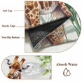 thumbnail image 2 of Tropical Giraffe Sloth Area Rug 3x5 Washable Rug Non Slip Watercolor Summer Palm Leaf Large Area Rug Indoor Floor Carpet for Entryway Bedroom Kitchen Living Room Home Office Dining Room Nursery, 2 of 8