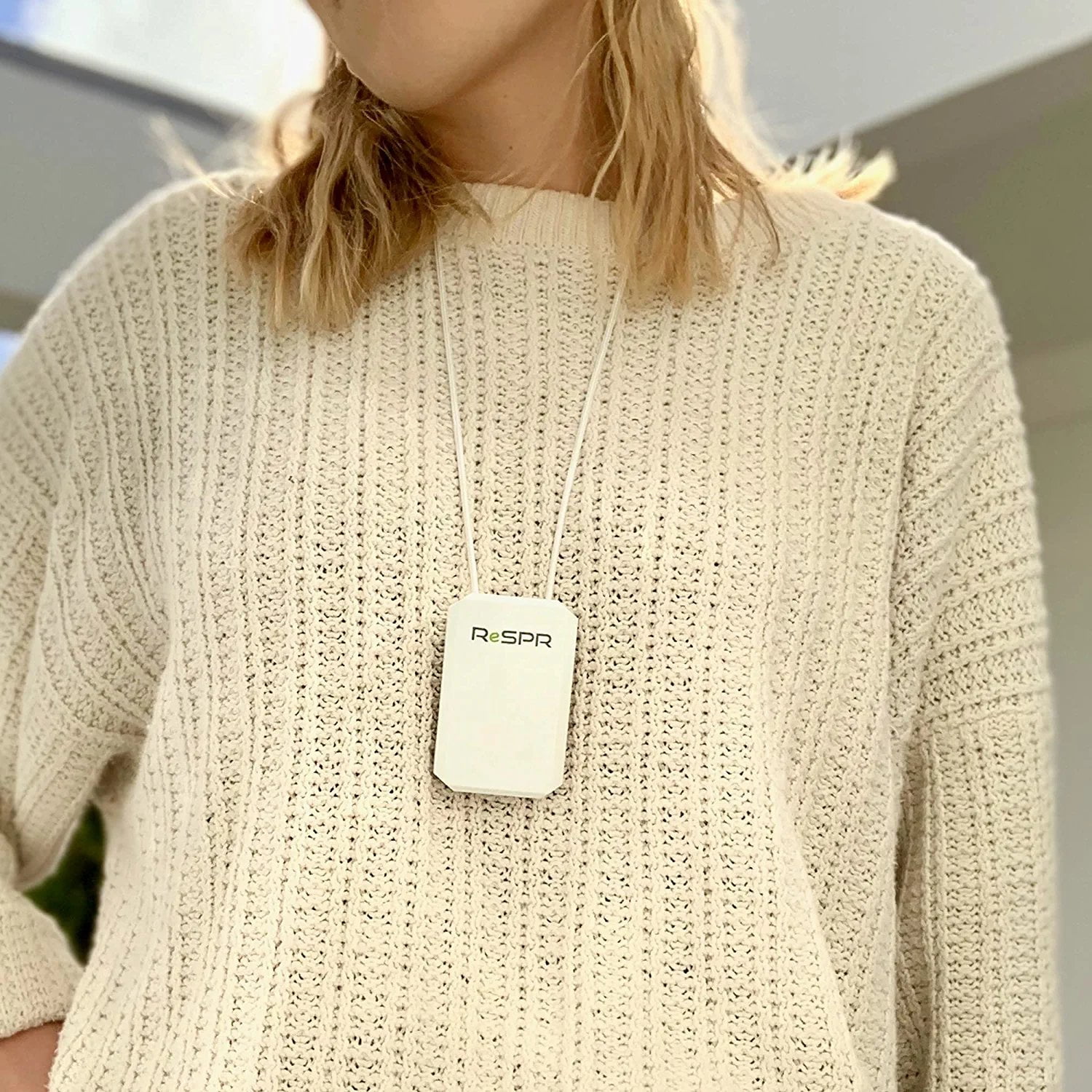 ReSPR SeLF Wearable Personal Ionizer Air Purifier for Indoor and Outdoor Use- Rechargeable, Proprietary Ionizing Technology - Includes Necklace Lanyard