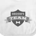 thumbnail image 4 of Inktastic Banner Groom's Team Boys or Girls Baby Bib, 4 of 4