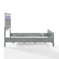thumbnail image 4 of New Classic Furniture Contemporary Solid Wood 4/6 Full Bed in Silver, 4 of 6