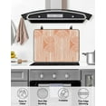Orange Geometric Stove Top Covers for Electric Stove, Heat Insulation