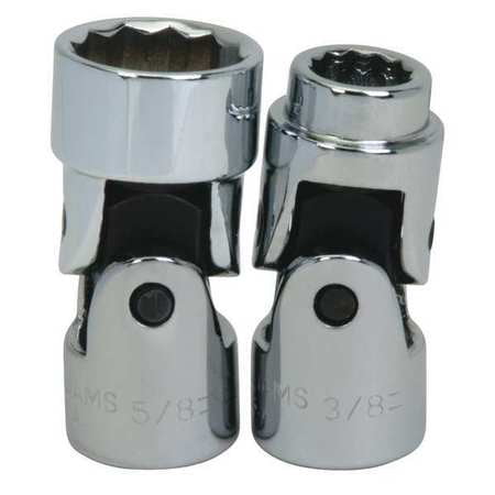 9/16" x 3/8" Drive 12 Point Universal Supertorque Socket, Chrome Finish. Not Suitable For Impact Use. Williams USA # JHWBU-1218