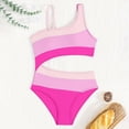 thumbnail image 5 of mgoYE Swimsuit for Girls Teen Girls Swimsuit One Piece Padded Bathing Suit Teen Swimwear for 7-14 Years(Pink,13-14 Years), 5 of 9