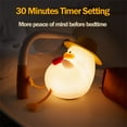 thumbnail image 5 of Divertida luz nocturna para niños, bonita lámpara de noche de pato blando, luz nocturna decorativa LED con luz de silicona para dormitorio de niños pequeños y habitación de niños, 5 of 5