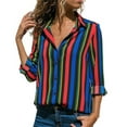 thumbnail image 2 of Clothing 2025 Super Soft Wrinkle Free Button Down Shirts for Women Formal Work Dress Blouses Tops Womens Button Down Shirts Boyfriend Long Sleeve Oversized Blouses Tops, 2 of 9