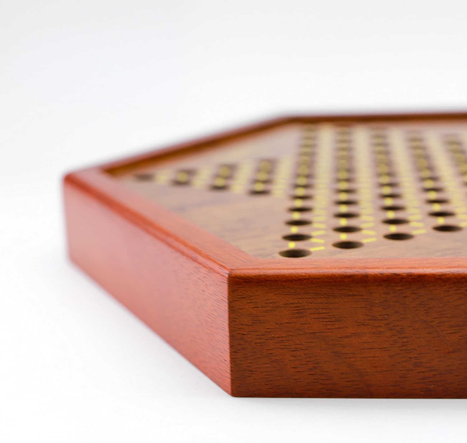 Board Games ~ Chinese Checkers Wooden Game Set Drawers and Marbles KT00216