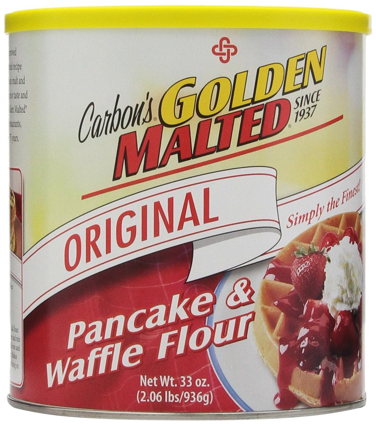 Golden Malted Pancake Waffle Flour Original 33 Ounce Cans Pack Of