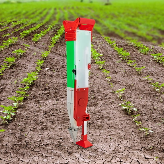 Handheld Manual Planter,Portable Manual Fertilizer Seeder Machine,Adjustable Depth & Height Hand Planter Tool for Peanut/Corn/Soybean Planting