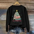 thumbnail image 1 of Chandails à Capuchon & Chandails en Molleton Georges Hauts pour Femmes Hiver Femmes Décontracté Manches Longues Col Rond Haut Chemises Amples Blouse Imprimé Saint-Valentin Chandail en Molleton Graphique, 1 of 1