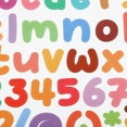 10 Sheets Alphabet Stickers Number Labels Scrapbook Self Adhesive ...