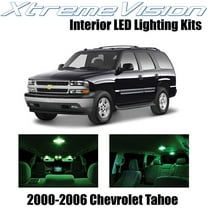 XtremeVision Interior LED for Chevy Tahoe 2000-2006 18 pcs Green Interior LED Kit   Installation Tool