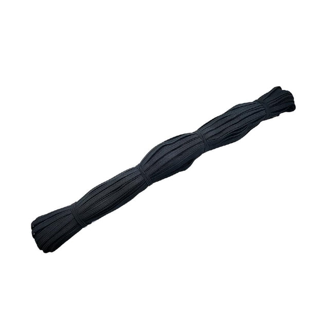 Abbracc Elastic Band 35M Sewing High Flat Rubber Waist DIY Clothes Rope Black