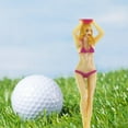 thumbnail image 3 of Bikini Mujer Golf Tees, Novedad Golf Tees  Golf Tee, Inicio Mujeres rosa Zulema  Titular de tee de golf, 3 of 7