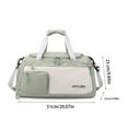 thumbnail image 3 of Travel Bag Backpack, Polyester Waterproof Design, Large Capacity Lightweight, Multifunctional Carry-on Luggage, Wet Dry Separation Compartments, Topliu, 3 of 6