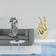 thumbnail image 2 of Figura De Caballero De Arte Nórdico, Escultura Abstracta De Resina Para Escritorio, Oficina, Mesa, Centro De Mesa, Entrada, Con Gesto Creativo De La Mano Y Los Dedos, Decoración De Gabinete Y, 2 of 8